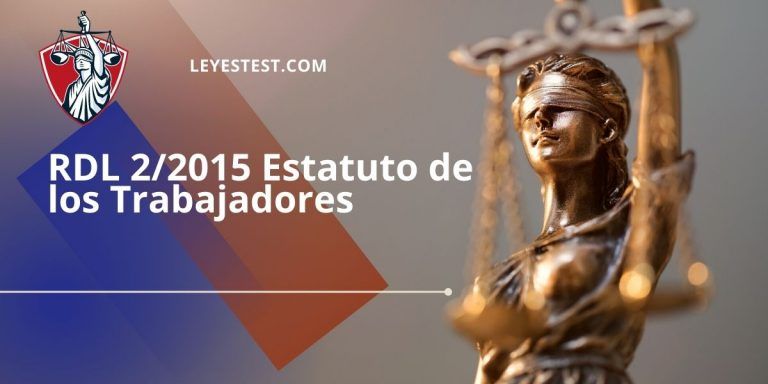 rdl 22015 estatuto de los trabajadores